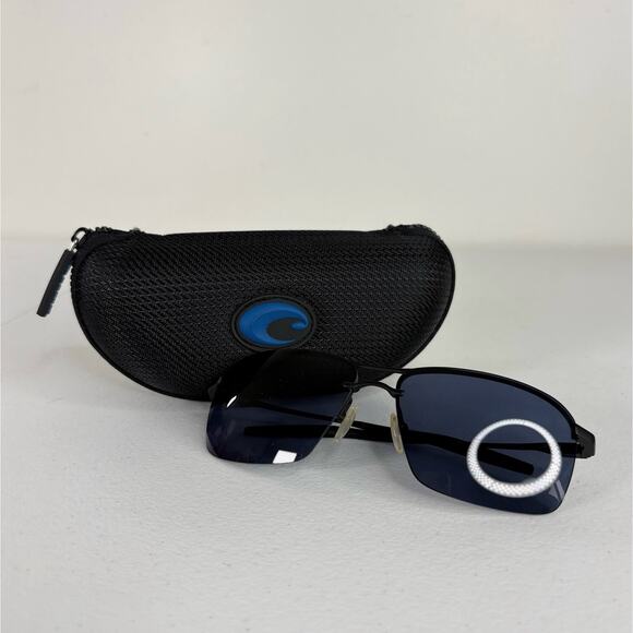 Costa Del Mar Skimmer Sunglasses Matte Black 6S6008 - Picture 1 of 14